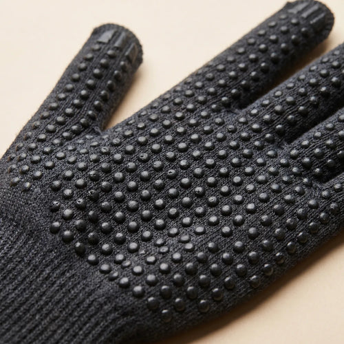 Zipleek Donning Gloves — close-up of textured rubber grip dots on palm