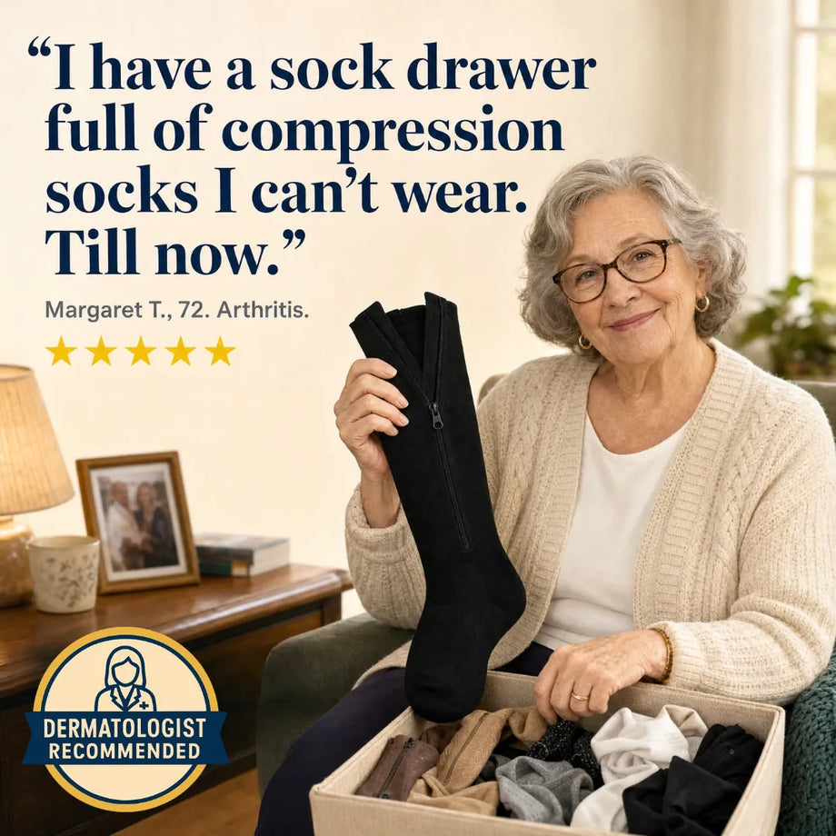 Zipleek zipper compression socks 2
