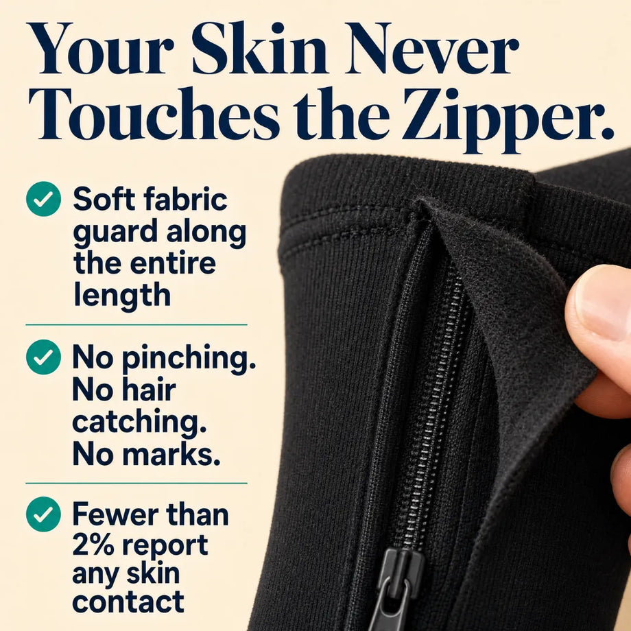 Zipleek zipper compression socks 5