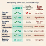 Zipleek zipper compression socks 7